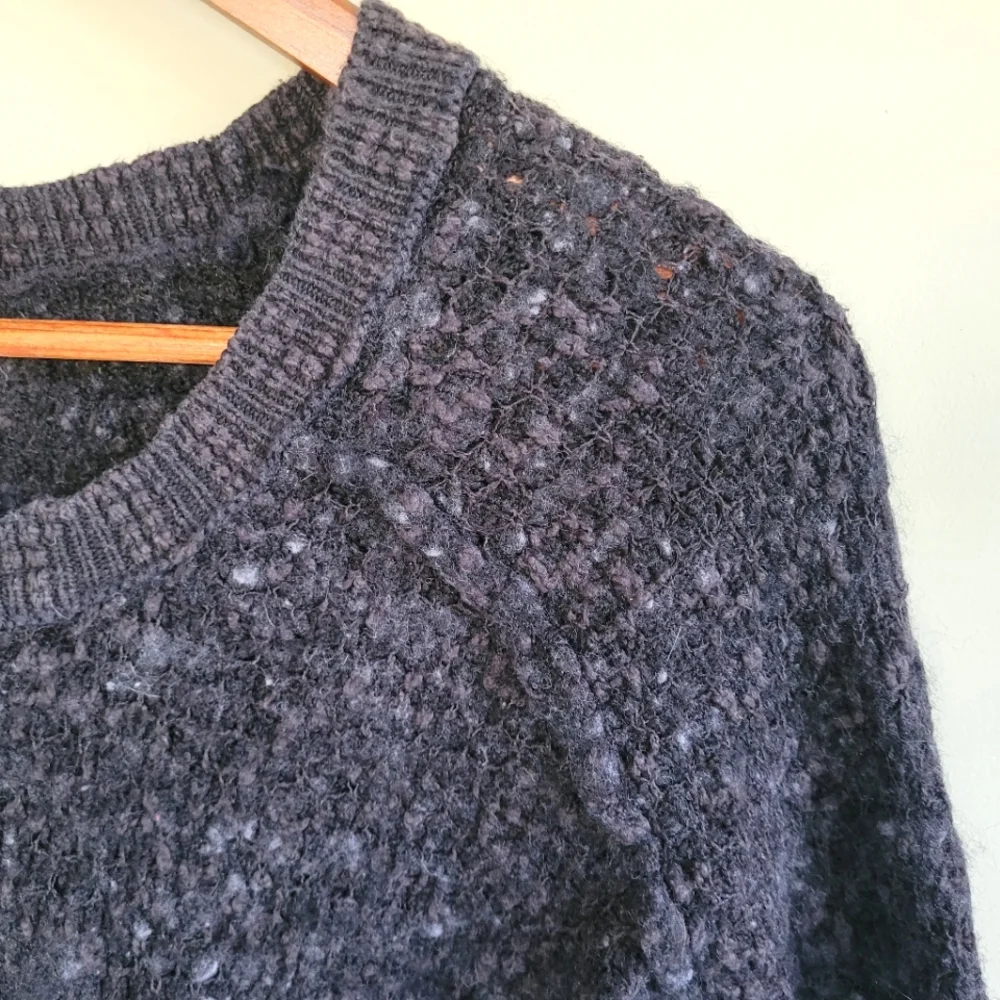 Free People Jeepster Boho Pullover Sweater Women's Gray XS